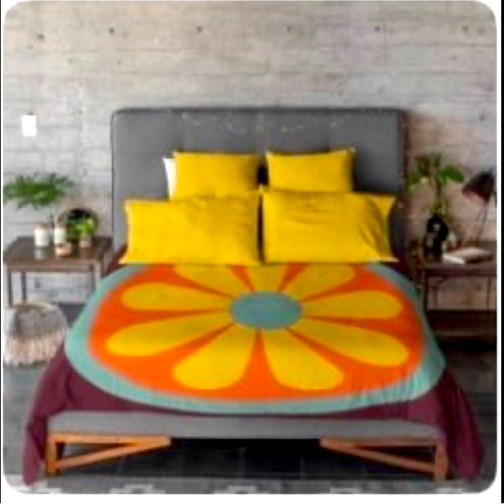 Retro 60’s/70’s Queen Size Duvet/Comforter Cover